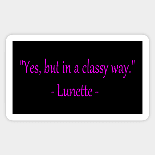 Lunette Quote 001 Sticker